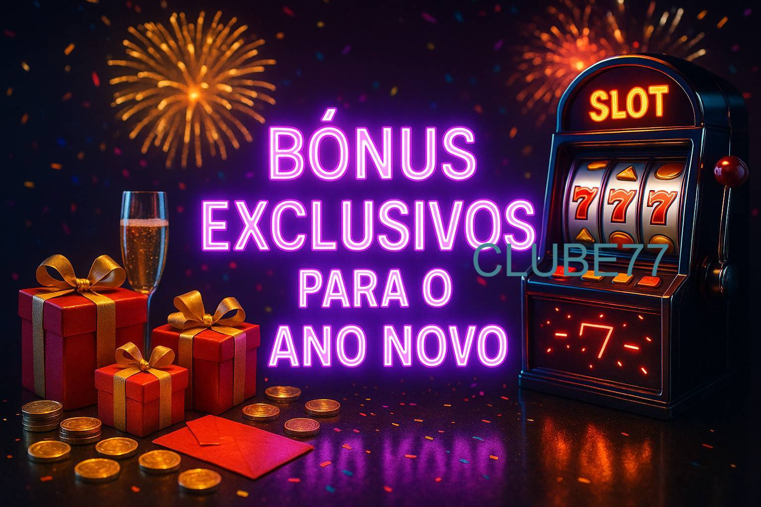 Promoções de Ano Novo no CLUBE77